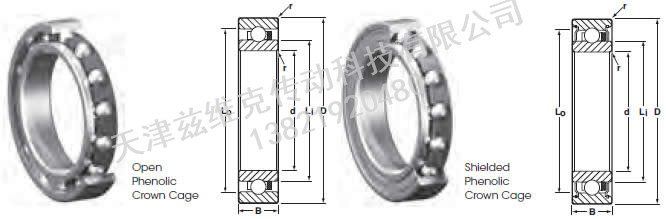 NHBB SSRI-540EE 力距管球軸承圖紙