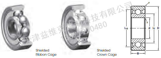 NHBB SSRO-3332ZZ 深溝球軸承圖紙